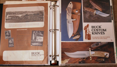 A Binder Full Of Buck Catalogs