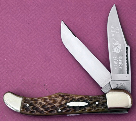 Bulldog Brand First Generation 2 blade bone Folding Hunter