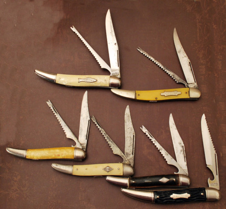 Half-Dozen Vintage Fish Knives