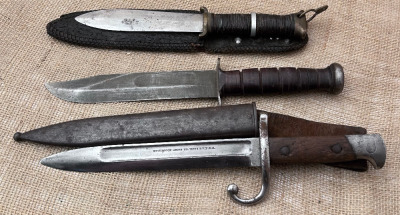 Three Combat Knives/Bayonets