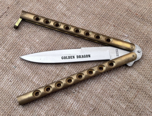 Taylor/Seto Large Brass Balisong