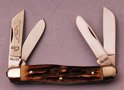 Colonel Coon 4 blade Stag Stockman