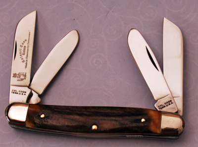 Colonel Coon 4 blade Stag Stockman - 2