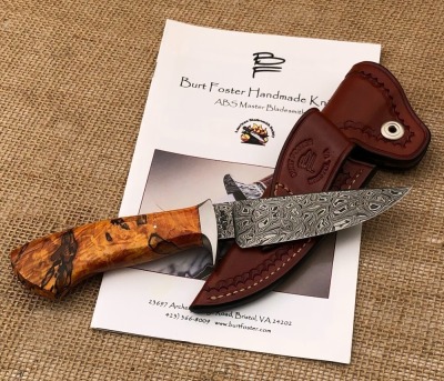 Burt Foster Fancy Drop Point Hunter - 2