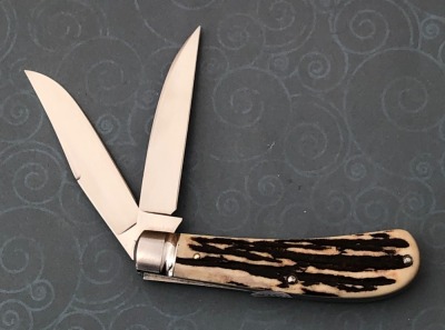 Mike Zscherny Wharncliffe Two blade Folder - 2