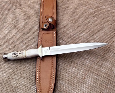 Buck Custom Stag Handle Dagger - 2