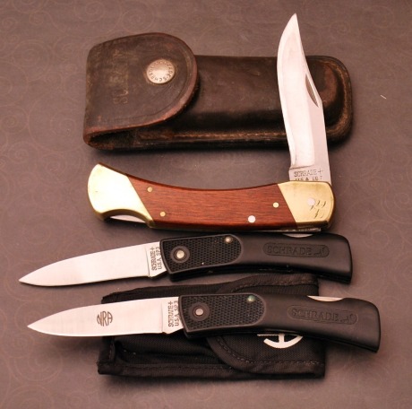 3 Schrade USA Knives