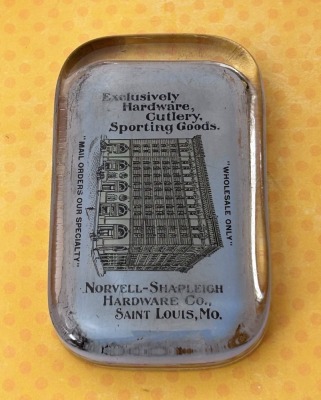 Norvell-Shapleigh Hardware Co Paperweight