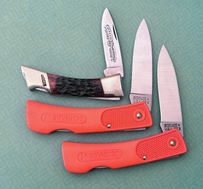 3 Schrade Lockbacks