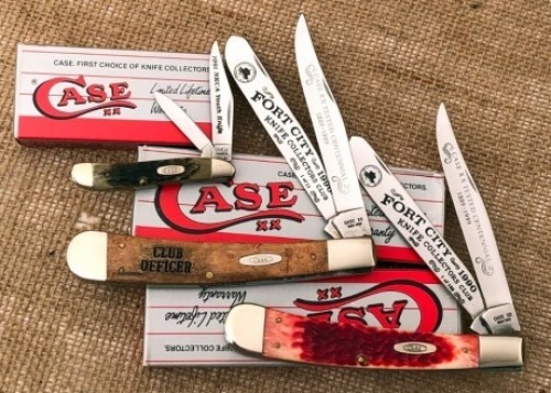 Three Case Regional Club knives