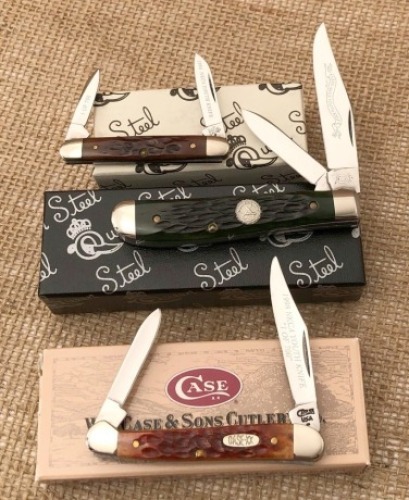 Two Queen and One Case NKCA Youth Club Knives