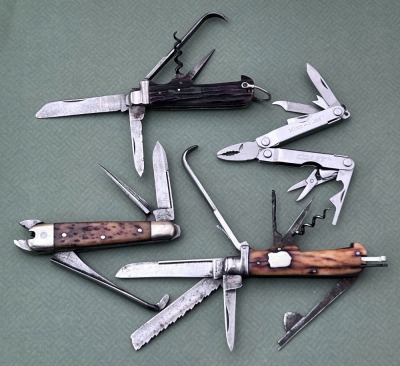 Four Multi Tool/Utility Knives