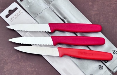 Trio of Victorinox Pairing Knives