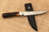 Ron Newton Feather Damascus Hunter - 2