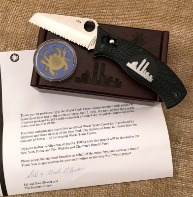 Spyderco World Trade Center Knife