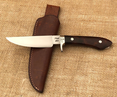 Jerry Fisk Handmade Drop Point Hunter