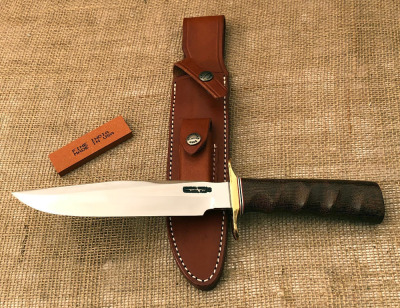 Randall Canvas Micarta Model 1 Finger grooves