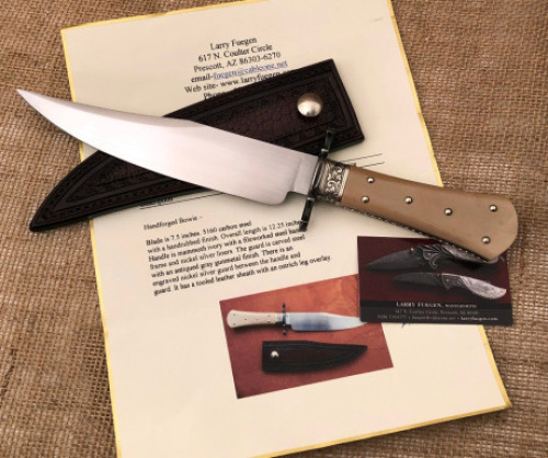 Larry Fuegen Hand forged Bowie