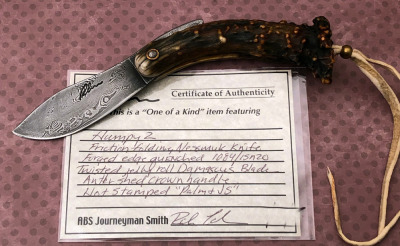 Rik Palm "Humpy 2" Stag Friction Folder