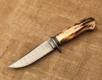 Mike Ruth Damascus and Stag Hunter