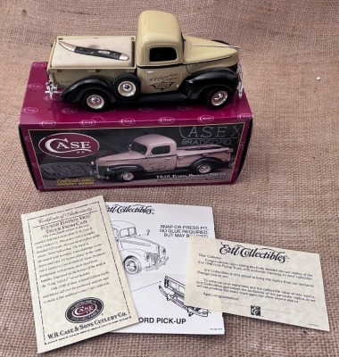 Case 1940 Die Cast Ford Pickup Truck with a Bone Tiny Toothpick