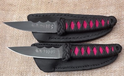 Pair of H.M. Tubbs Oriental knives