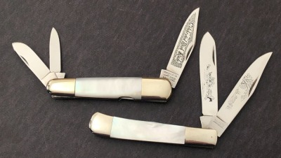 Parker Lockback Pearl Whittler and Pearl Trapper