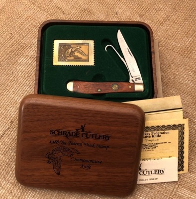 Schrade Cutlery 1988/89 Federal Duck Stamp Trapper