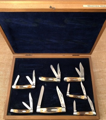 Case 1980 75th Anniversary Stag Set