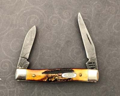 Case Damascus Stag Pen