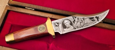 Colt etched Bowie " by Aurum Etchings