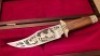 Keep and Bear Arms" Aurum Etched Silver mounted Bowie - 2