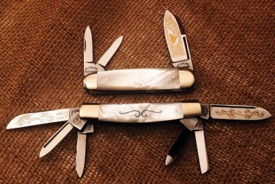 Two Pearl German knives