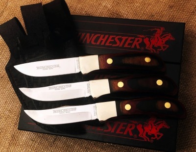 Trio of Winchester Sheath Knives