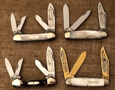 Four Fight'n Rooster Fort City Club Knives