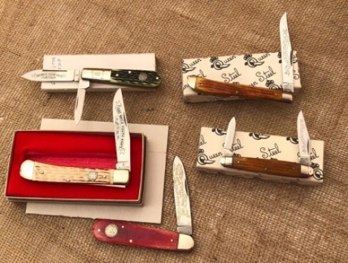 Five NKCA Youth Club Knives