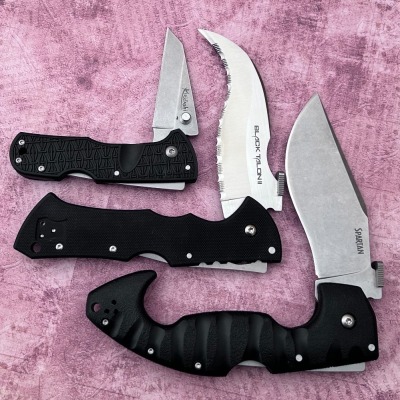 Three Cold Steel Lockbacks