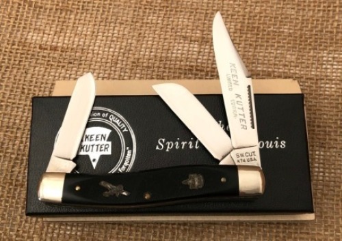 Schrade Walden USA-Keen Kutter Spirit of St Louis Stockman