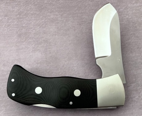 Jim Turecek Large Handmade Micarta Lockback