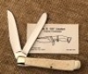 Bill Stoddart Handmade White Bone Trapper - 2