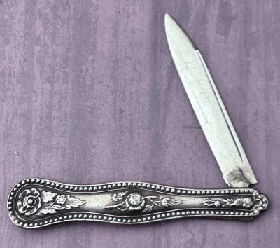 Vintage Silver Fruit Knife