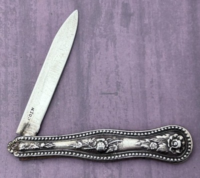 Vintage Silver Fruit Knife - 2