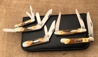 5 Scrolled 1981 Case Stags