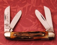 Colonel Coon Stag Four Blade Serpentine