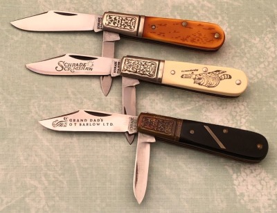 Three Schrade USA Barlow's