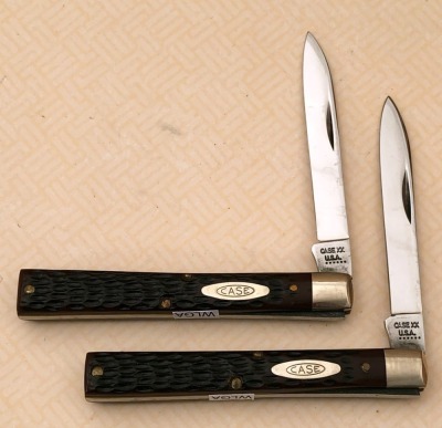 Pair of Case 70's Doctors Knives