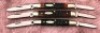 Trio of 70's Bone Case Pens