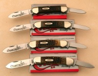 Four 62131ss Bone Case Canoes