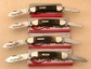 Four 62131ss Bone Case Canoes