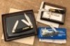 Two Schrade and one Blue Grass